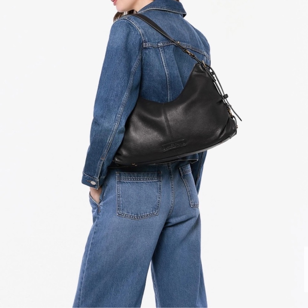 Thayer Perfect Hobo American Leather Co. Black NWOT Quick Shipping